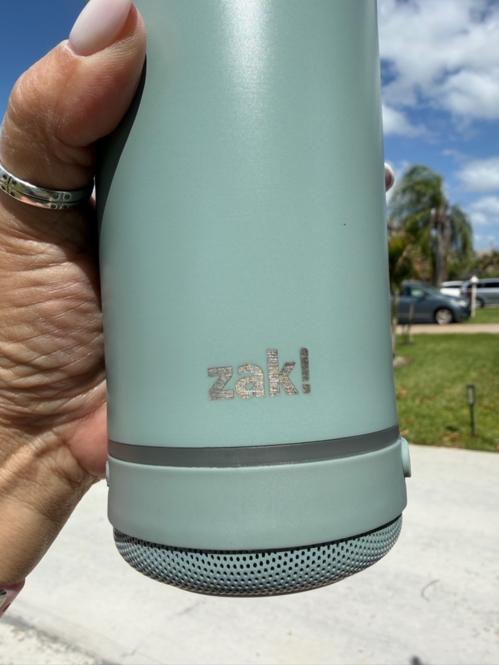 ZAK! Designs Stainless Steel Insulated Tumbler W/Speaker & Lights In Graphite - Picture 9 of 16